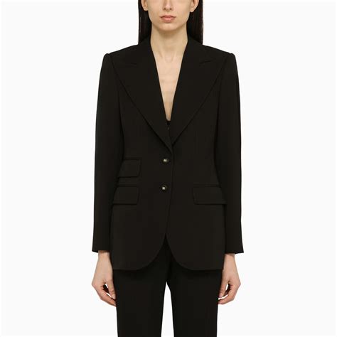 veste cuir dolce gabbana femme|Veste Turlington en cuir de veau .